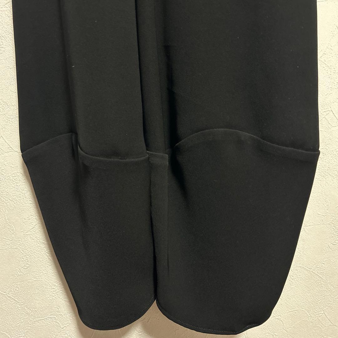 ENFOLD ミリオーネドレープヘムサロペット　36黒