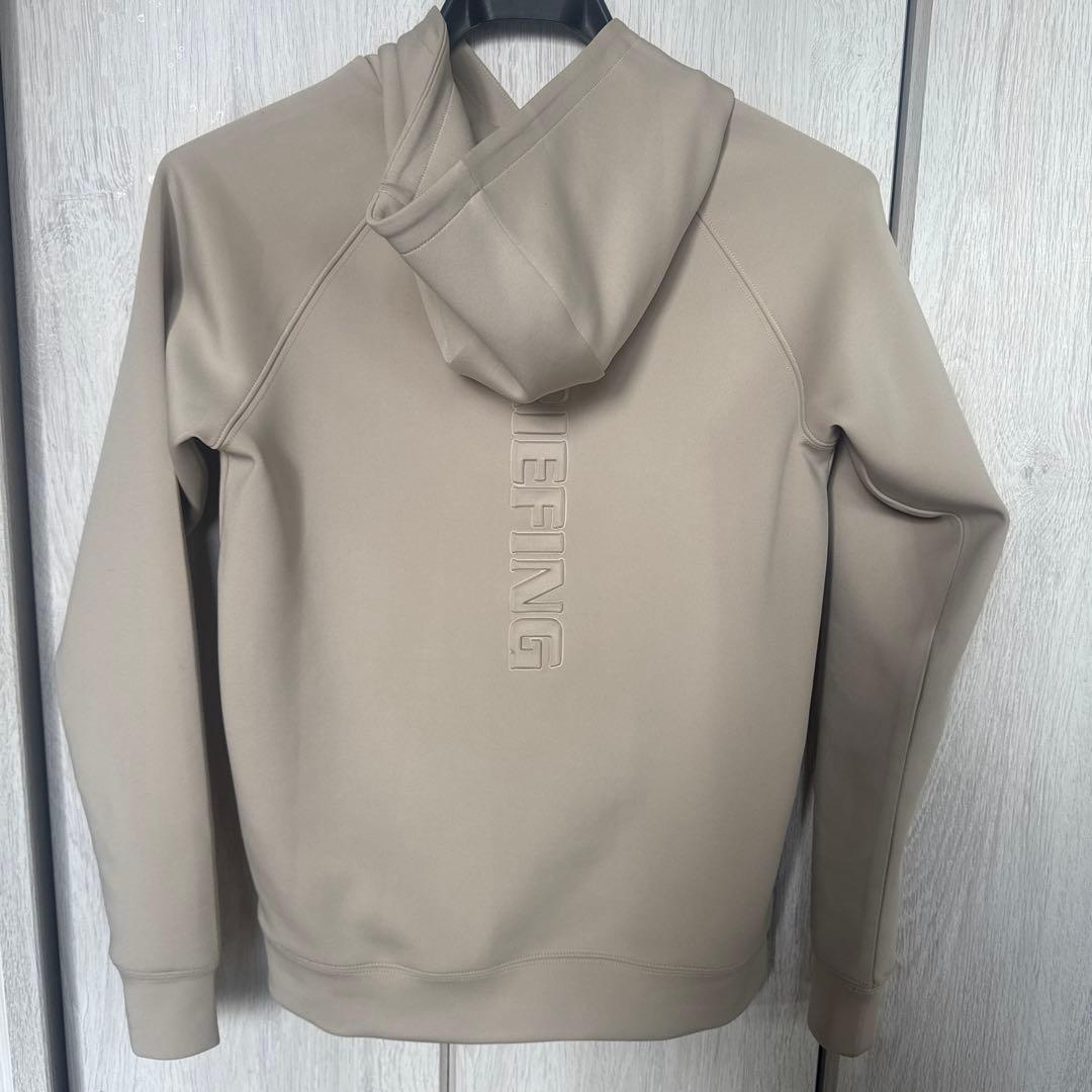 BRIEFING フード付きベージュパーカーXS