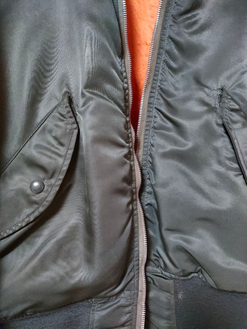 L-2B 70s 米軍実物 ALPHA フライトジャケット ビンテージ USAF