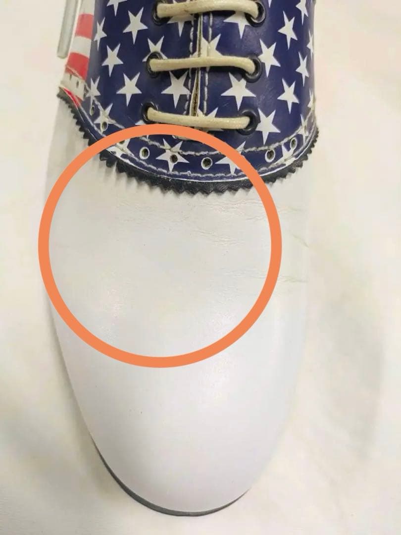 ラムダ LAMBDA　メンズ ゴルフシューズ EUR42（26.6㎝）星条旗柄