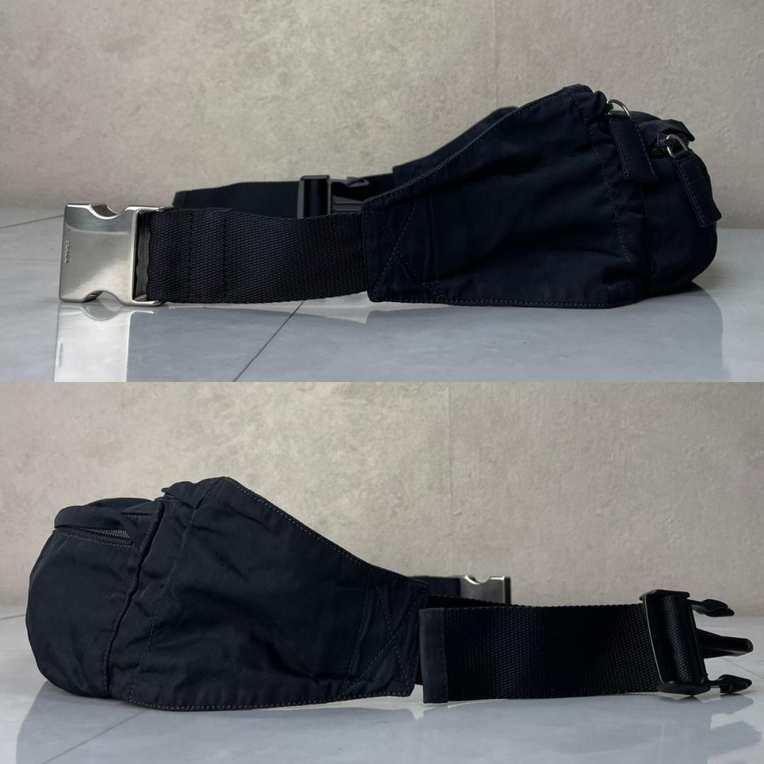 PRADA ボディバッグ プラダ ウエストバッグ ショルダーバッグ V132 黒