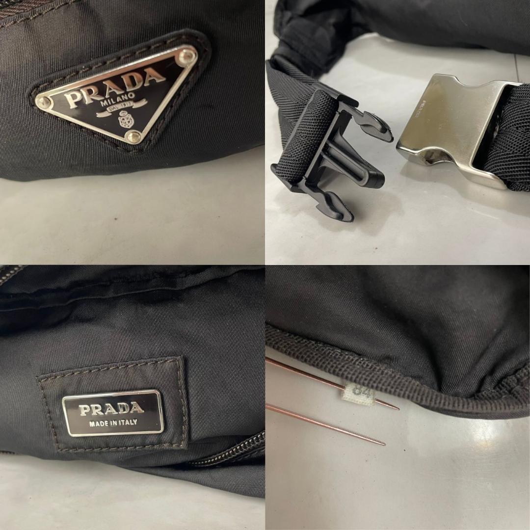 PRADA ボディバッグ プラダ ウエストバッグ ショルダーバッグ V132 黒