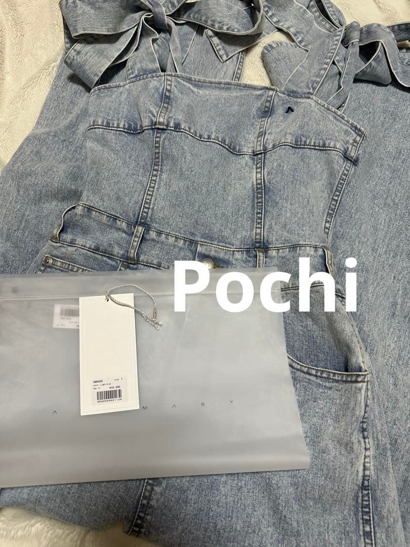 Andmary Nicola ribbon denim allinone