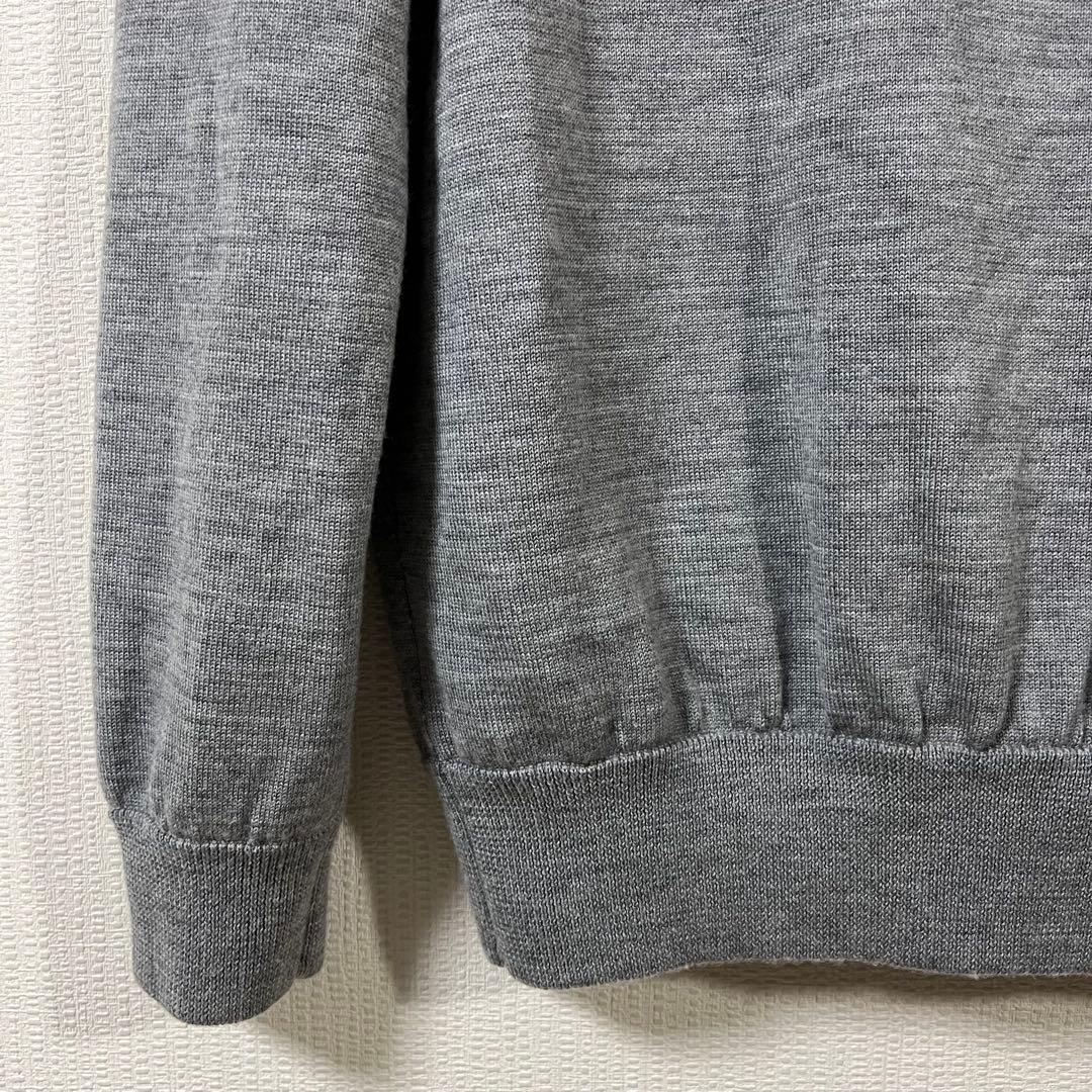 ビームスゴルフ　パープルレーベル　防風タラッティセーター　Mサイズ　グレー　美品