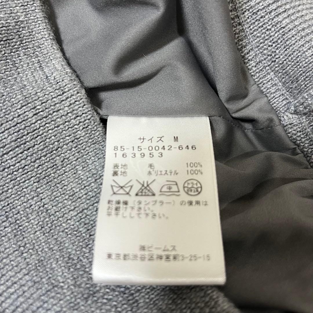 ビームスゴルフ　パープルレーベル　防風タラッティセーター　Mサイズ　グレー　美品