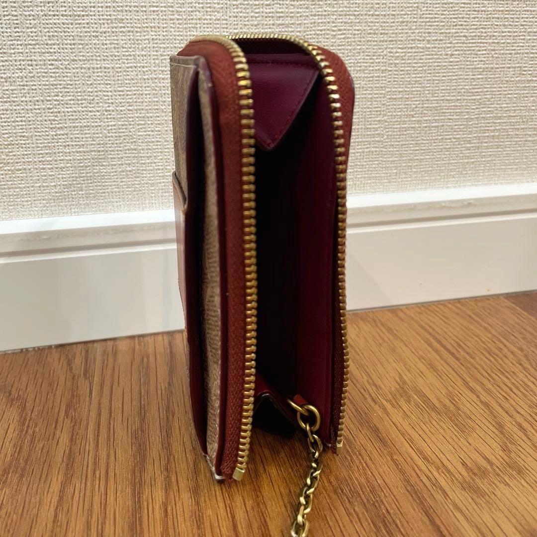 未使用品　COACH エッセンシャルLジップ キーケース シグネチャーキャンバス