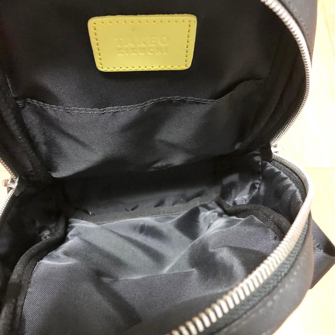 ☆未使用/激レア！【TAKEO KIKUCHI】タケオキクチ　ボディバッグ　黒