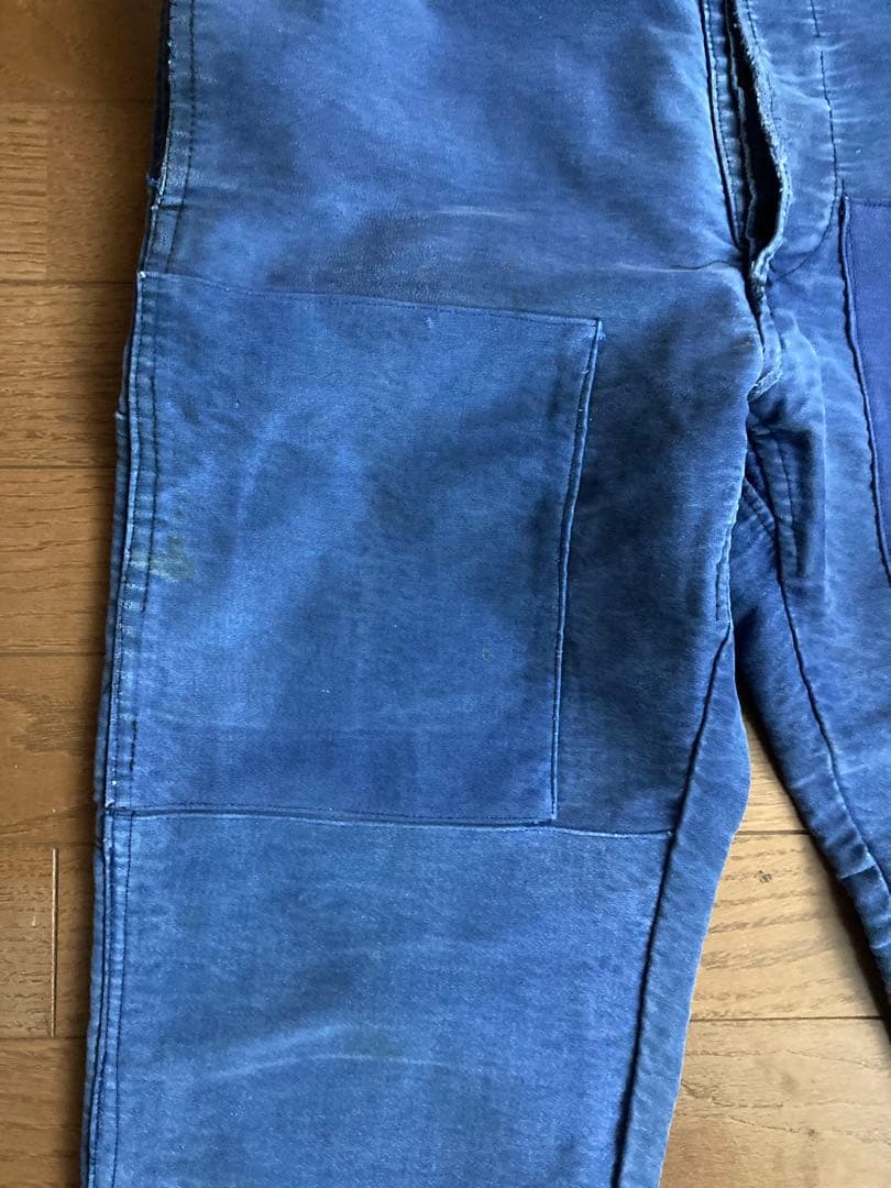 50s ユーロワークパンツ モールスキン パッチワーク