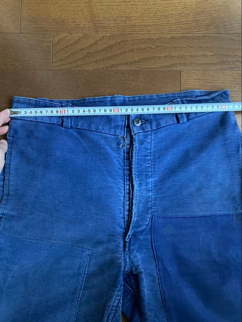 50s ユーロワークパンツ モールスキン パッチワーク