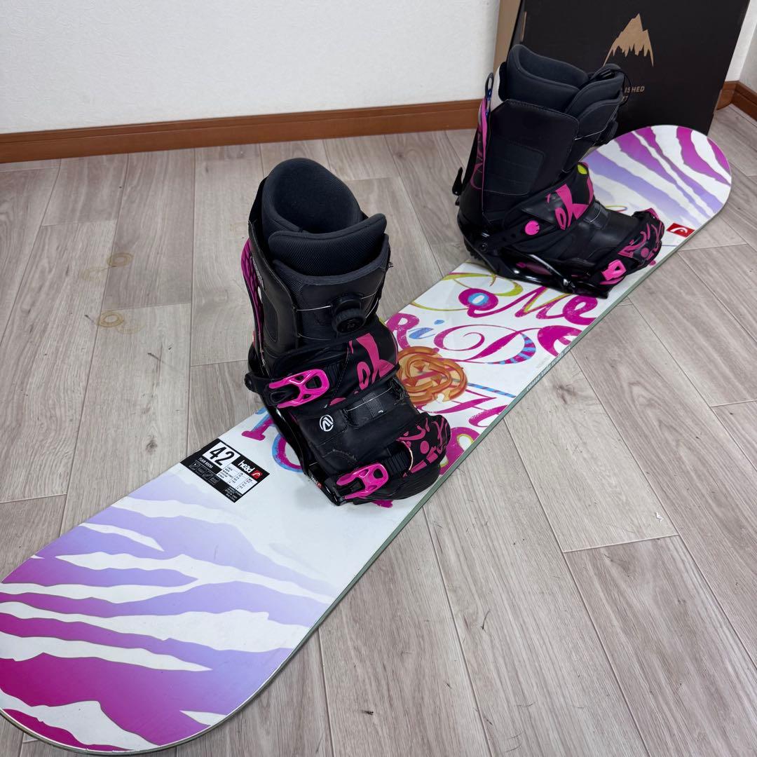 HEAD スノーボードセット 142cm ブーツ24.5cm