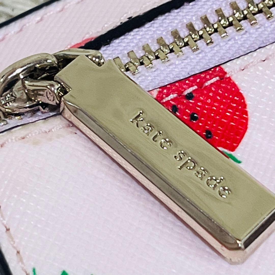 ✨極美品✨ケイトスペード KateSpade 二つ折り長財布 いちご 苺 - メルカリ