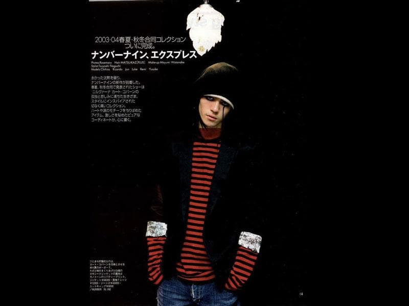 希少 NUMBER(N)INE 2003AW カート期 バルーンニットキャップ - メルカリ