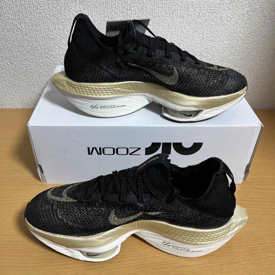 新品 AIR ZOOM ALPHAFLY NEXT% 2 黒金 24.5cm