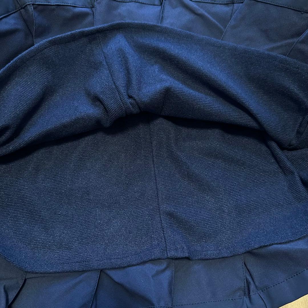 長袖　ハイネック　保温素材　プリーツスカート　セットアップ　秋冬　ゴルフウェア