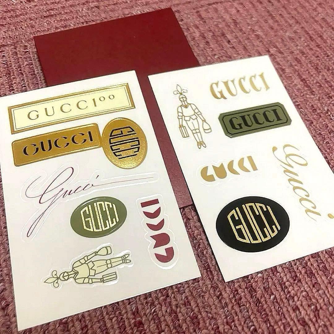 正規GUCCI グッチ 非売品 シール ノベルティ100周年 - メルカリ