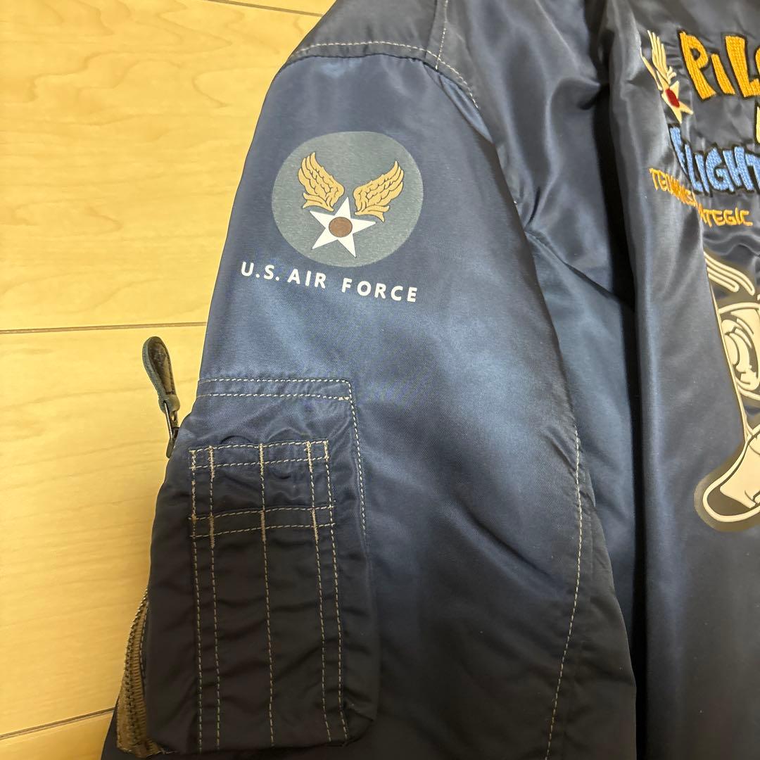 TED COMPANY MA-1 フライトジャケット ネイビー