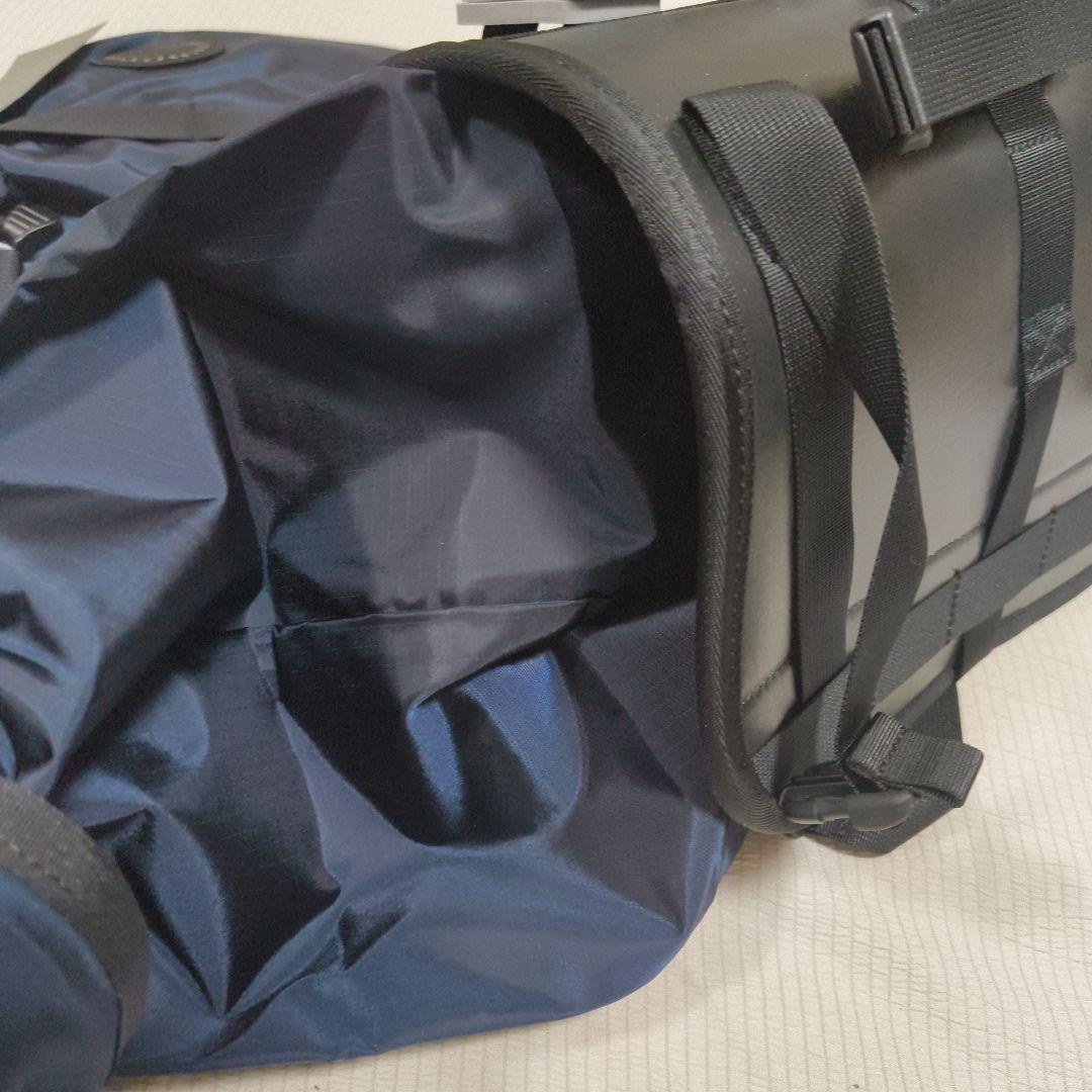 【美品】FAIRWEATHER ハンドルバーバッグ　ネイビー