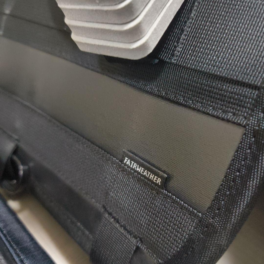 【美品】FAIRWEATHER ハンドルバーバッグ　ネイビー