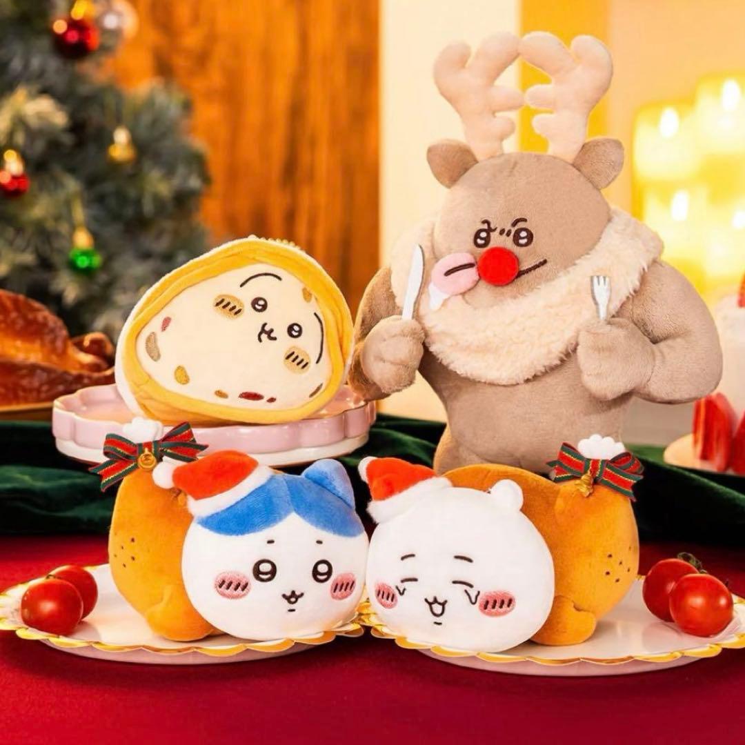 ちいかわ トナカイ ぬいぐるみ シュトーレン チキン マスコット 4種セット