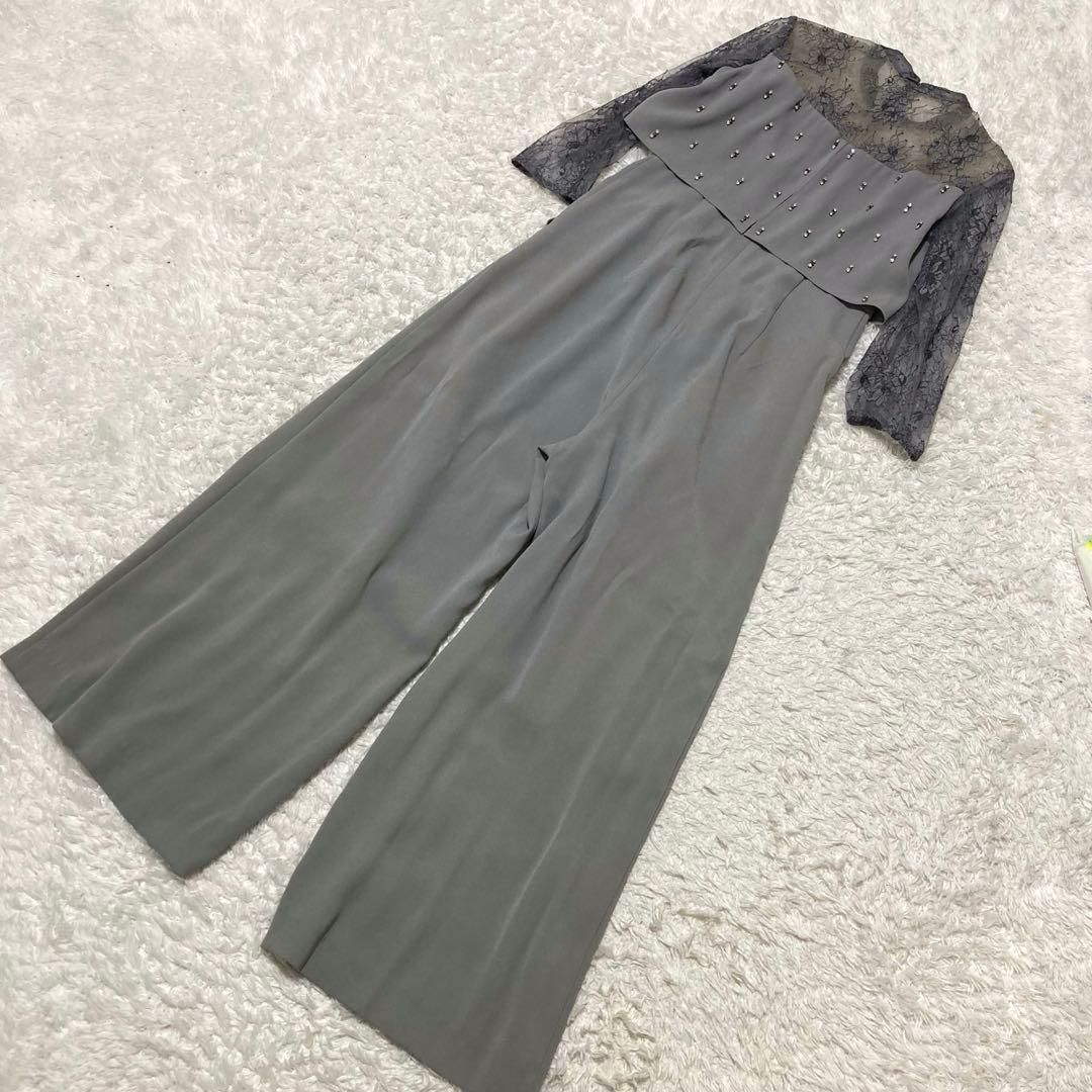 完売品♡ グレースコンチネンタル 刺繍ワイドサロペット オールインワン 36