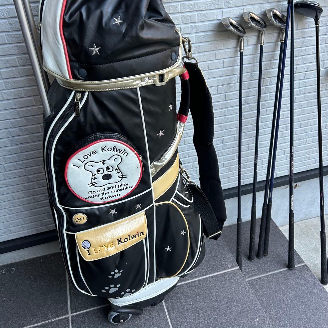 ゴルフ レディース 右利き クラブ キャディーバッグセット