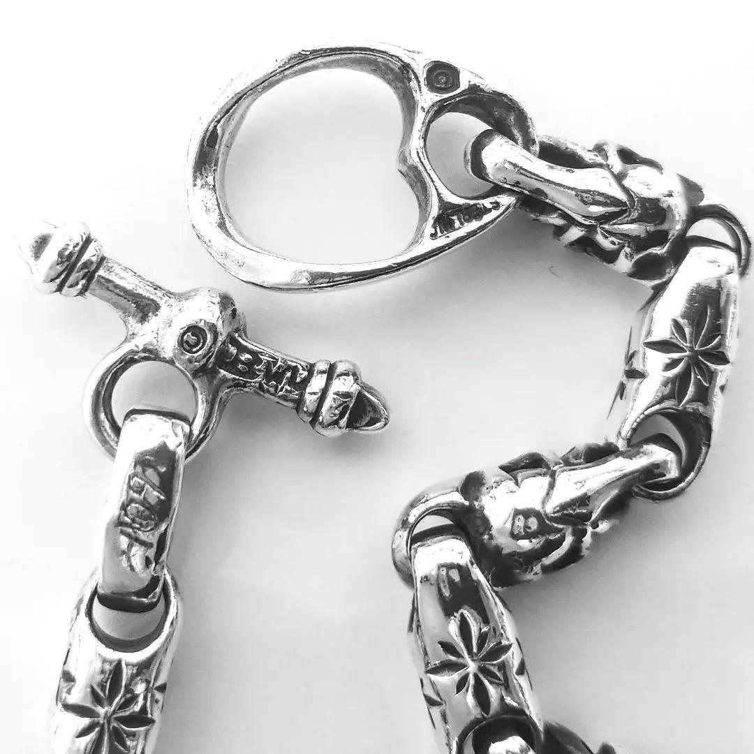 激レア！ ビルウォールレザー ベイビー スカル ミッドスター ブレスレット