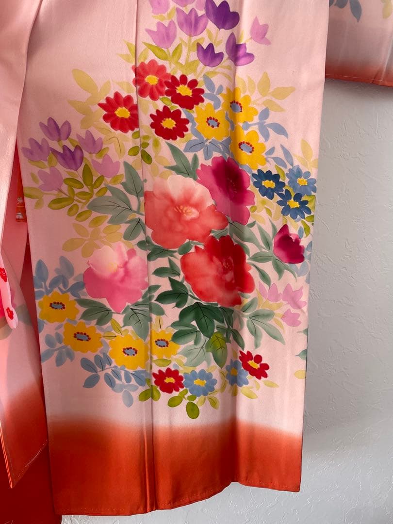 美品　七五三　7歳　正絹お着物セット　作家