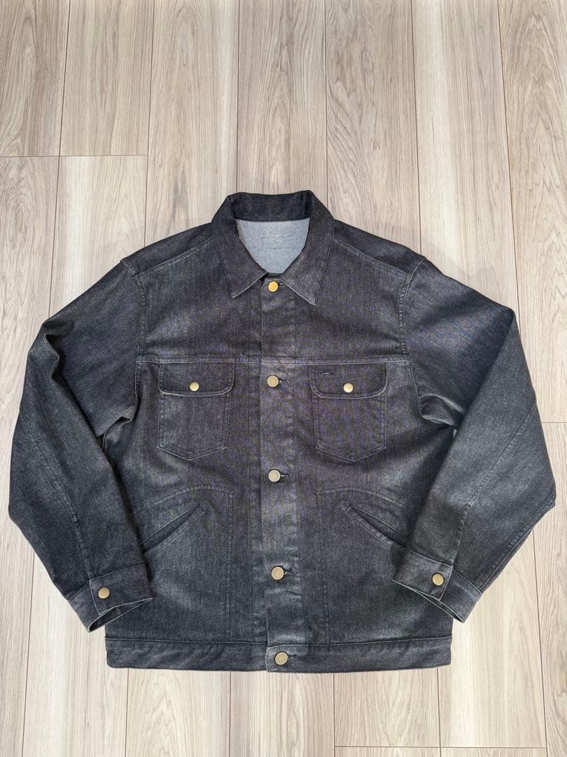 【ハリウッドランチマーケット】デニムジャケット　ブラック　Mサイズ