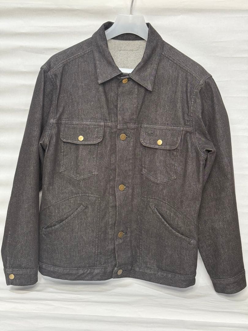 【ハリウッドランチマーケット】デニムジャケット　ブラック　Mサイズ