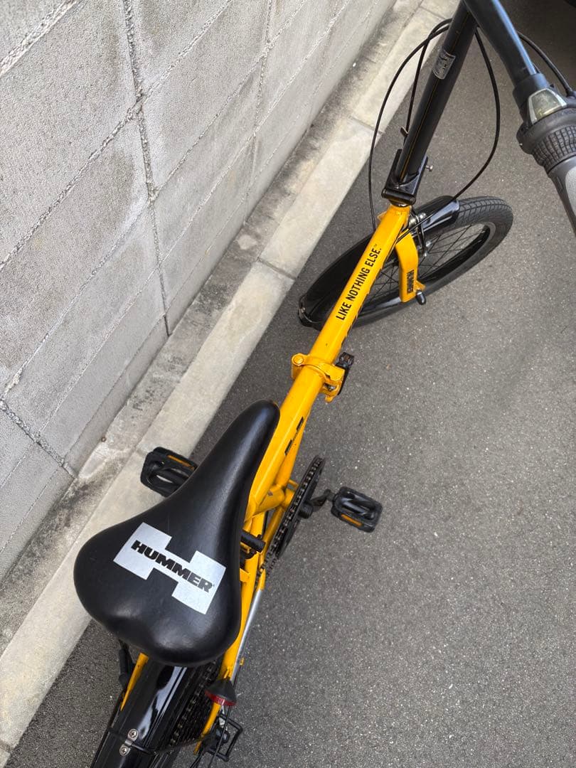 HUMMER 自転車　黄色