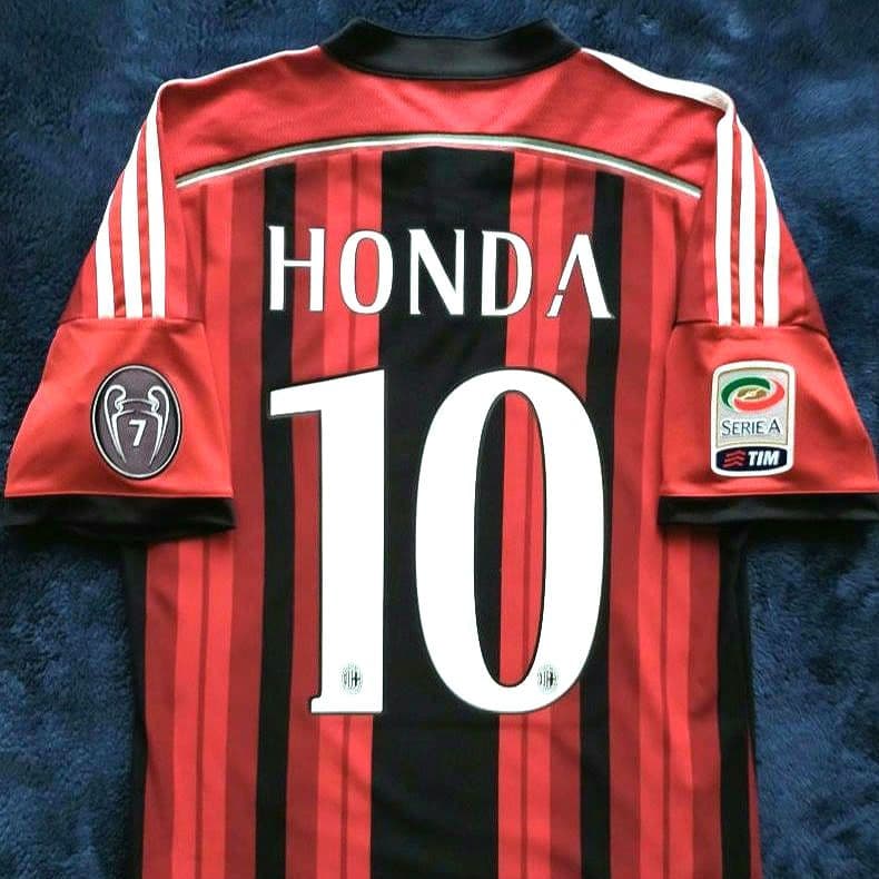 【新品美品】ACミラン 14/15シーズン 本田圭佑 ユニフォーム Mサイズ