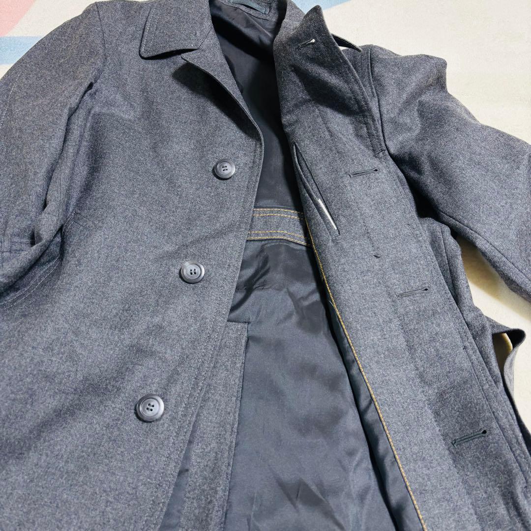ビリヤニ様専用】pierre cardin グレー ウールコート M