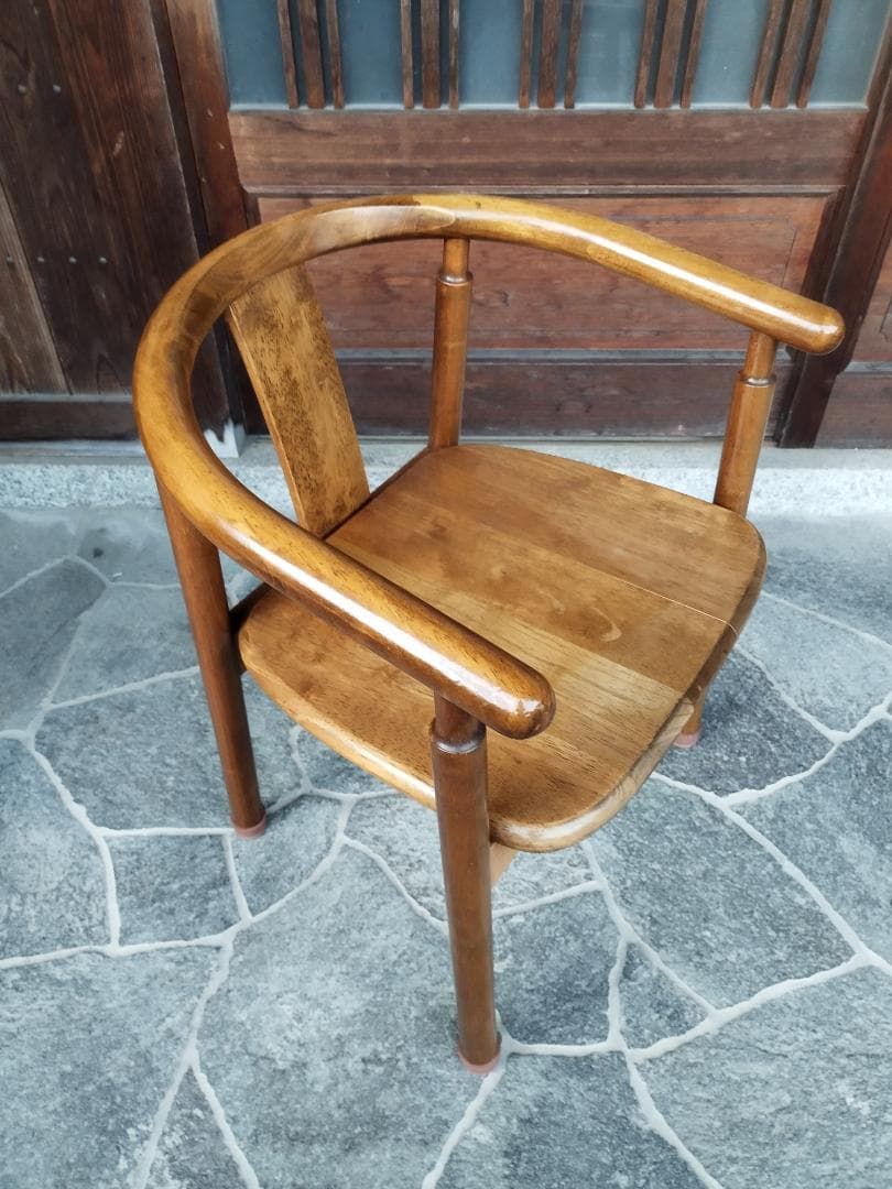 無垢　木製　ダイニングチェア　レトロカントリー　②