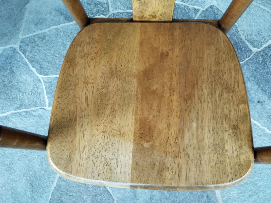 無垢　木製　ダイニングチェア　レトロカントリー　②