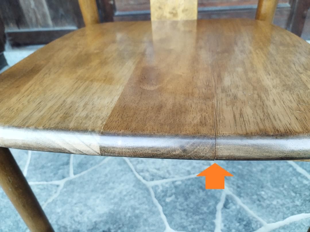 無垢　木製　ダイニングチェア　レトロカントリー　②