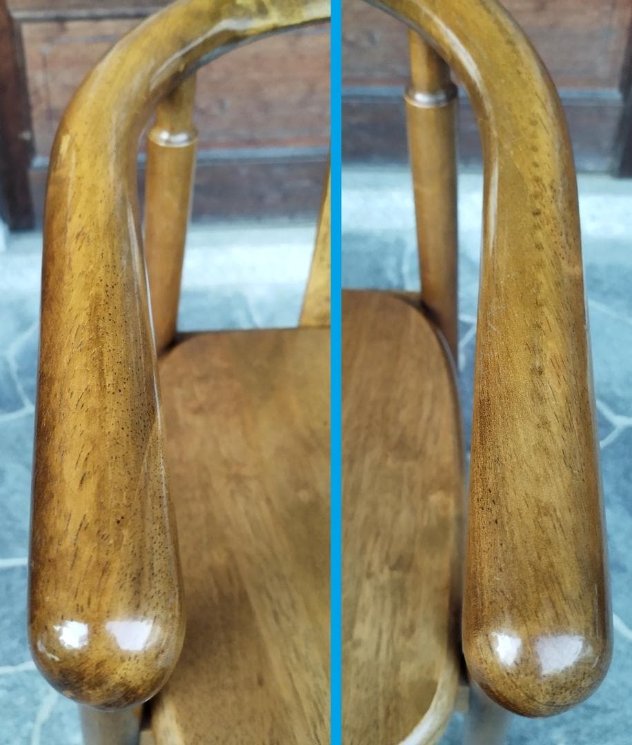 無垢　木製　ダイニングチェア　レトロカントリー　②