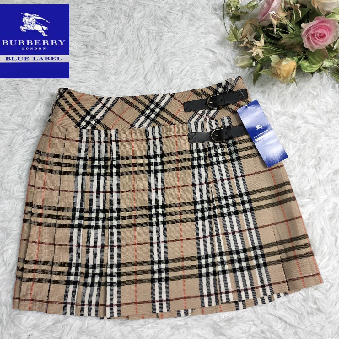 新品タグ付き✨バーバリー ブルーレーベル ノバチェック 巻きスカート