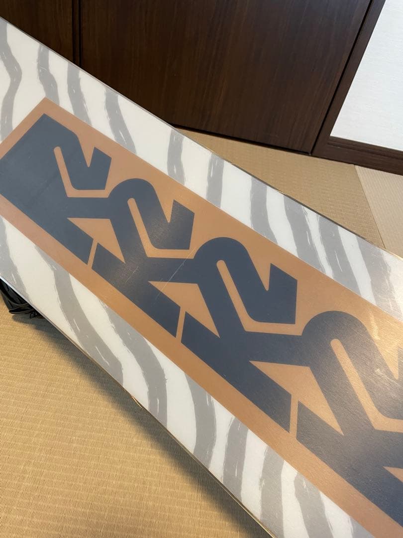 『ぽんこつ』K4 ゼブラ柄 スノーボード ビンディング　FLUX