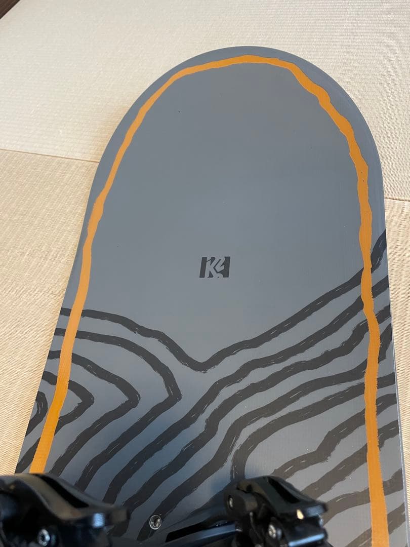 『ぽんこつ』K4 ゼブラ柄 スノーボード ビンディング　FLUX