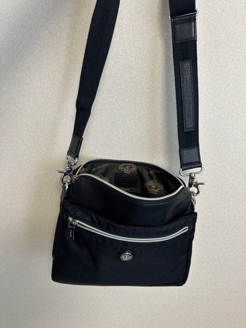 Orobianco オロビアンコ ショルダー メンズバッグ ブラック