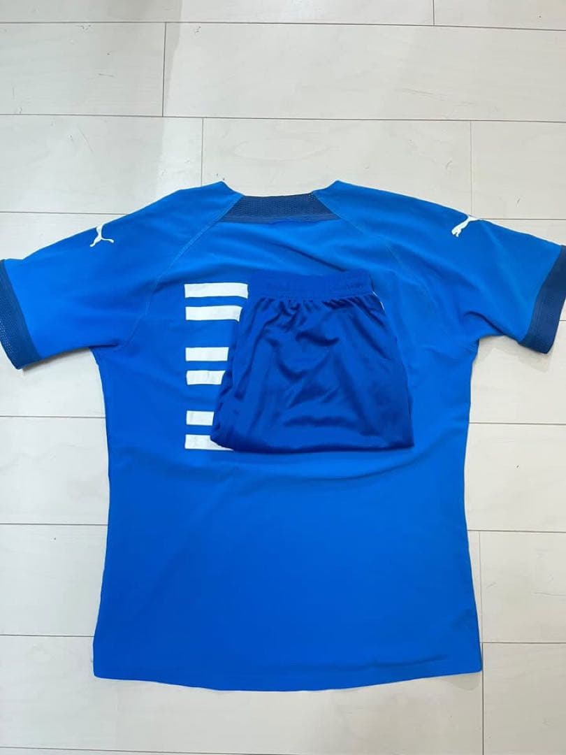 大津高校サッカー部 ユニフォーム上下セット 青 30番台