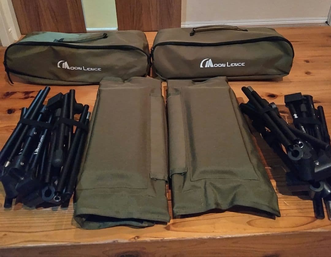 【美品 室内一回使用のみ】Moon Lence ハイバックチェア 2脚セット