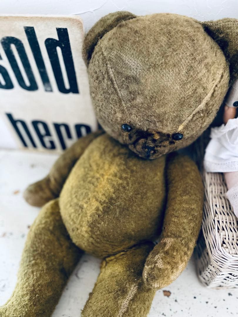 ₊˚⊹赤ちゃんみたいなアンティークベア　ヴィンテージ ベア‧₊˚