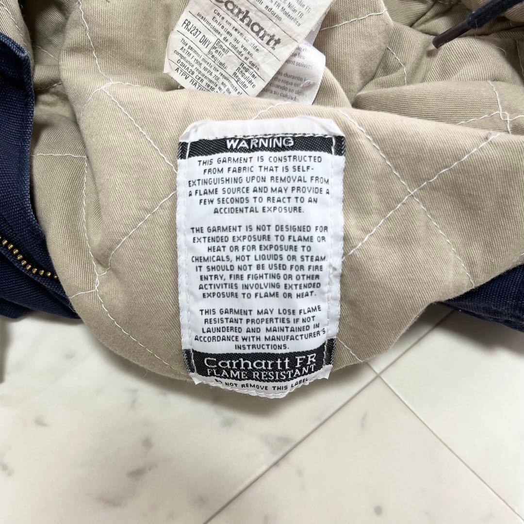 carhartt FR カーハット デトロイトジャケット USA製 ネイビー S
