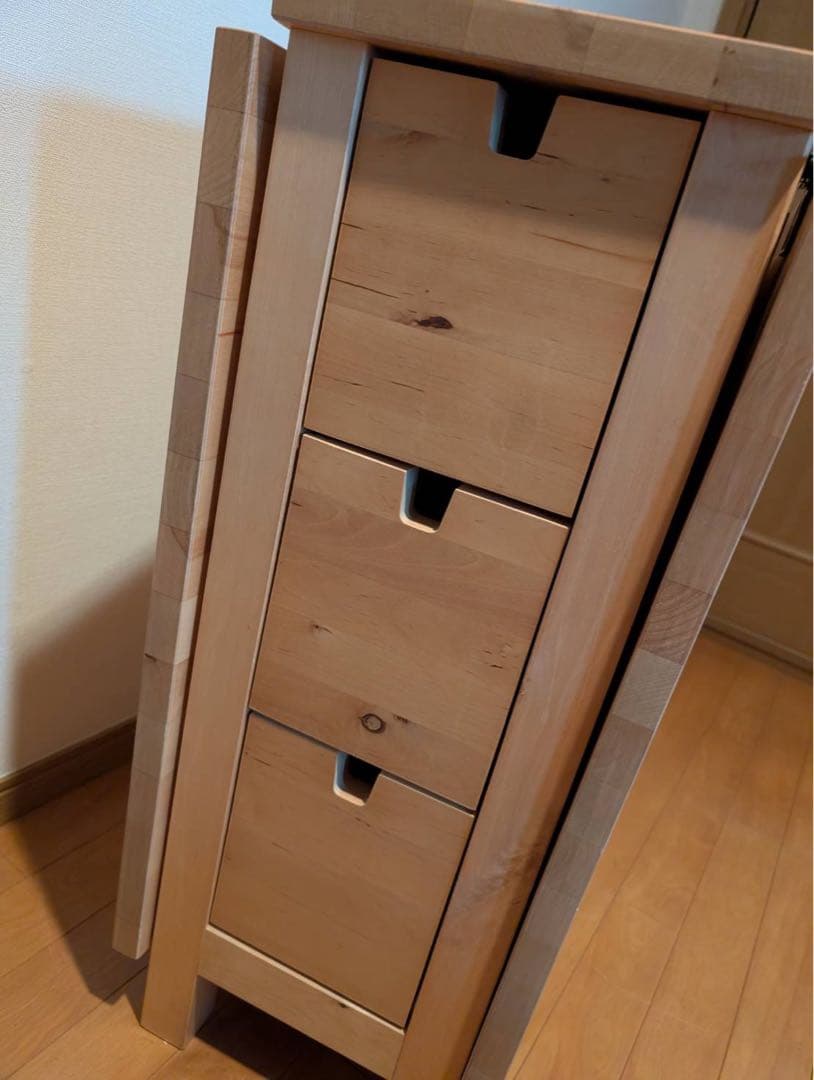 【送料込み】IKEAノールデンゲート レッグテーブル 折りたたみ 収納