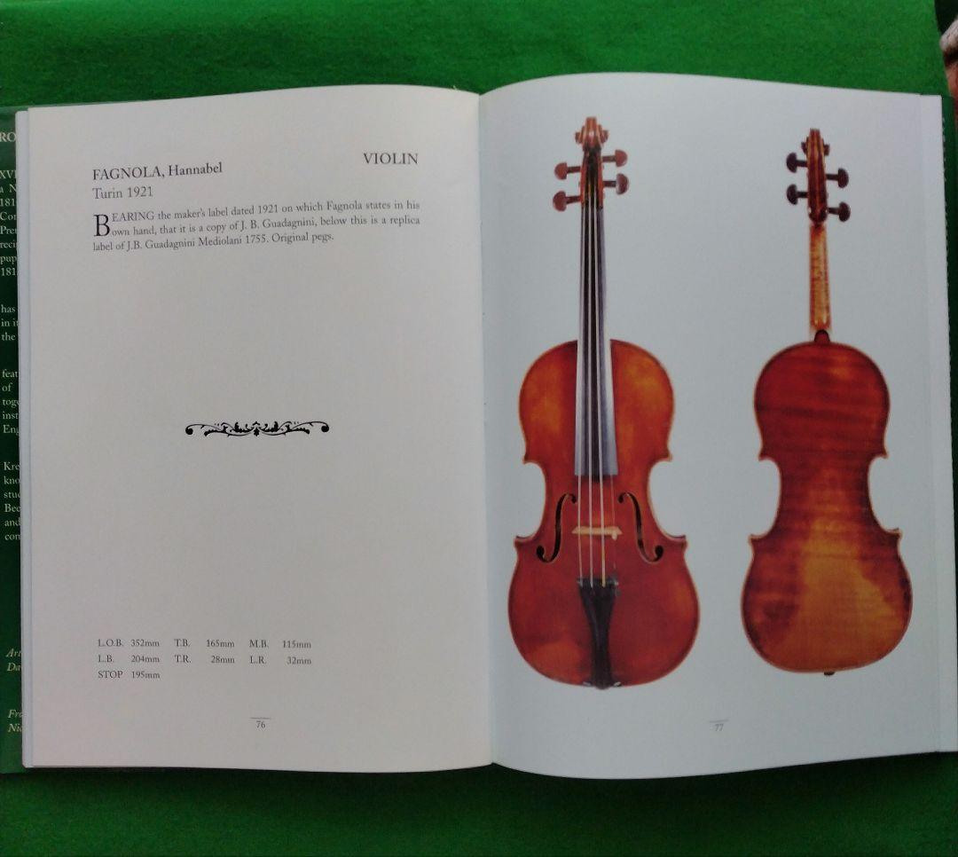 THE COOPER COLLECTION ヴァイオリンと弓のコレクション本