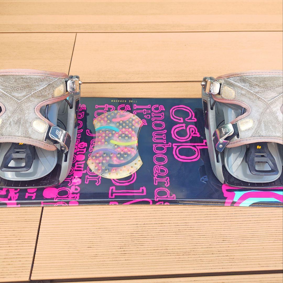 CSB FLOW スノーボード 118cm 2点セット キッズ ジュニア 子供