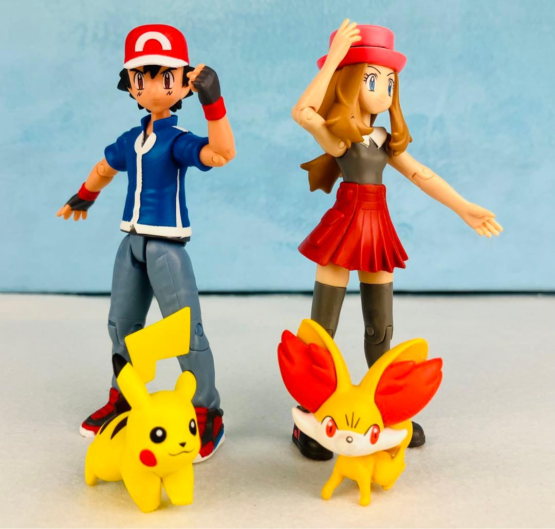 モンコレ サトシ&ピカチュウ、セレナ&フォッコ - メルカリ