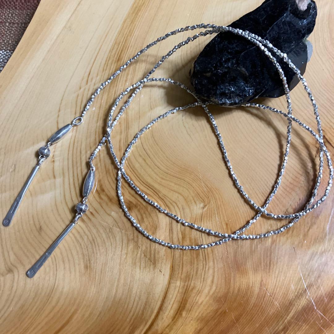 りゅうりゅう様御専用カレンシルバーフリースタイル　ロングネックレス110cm