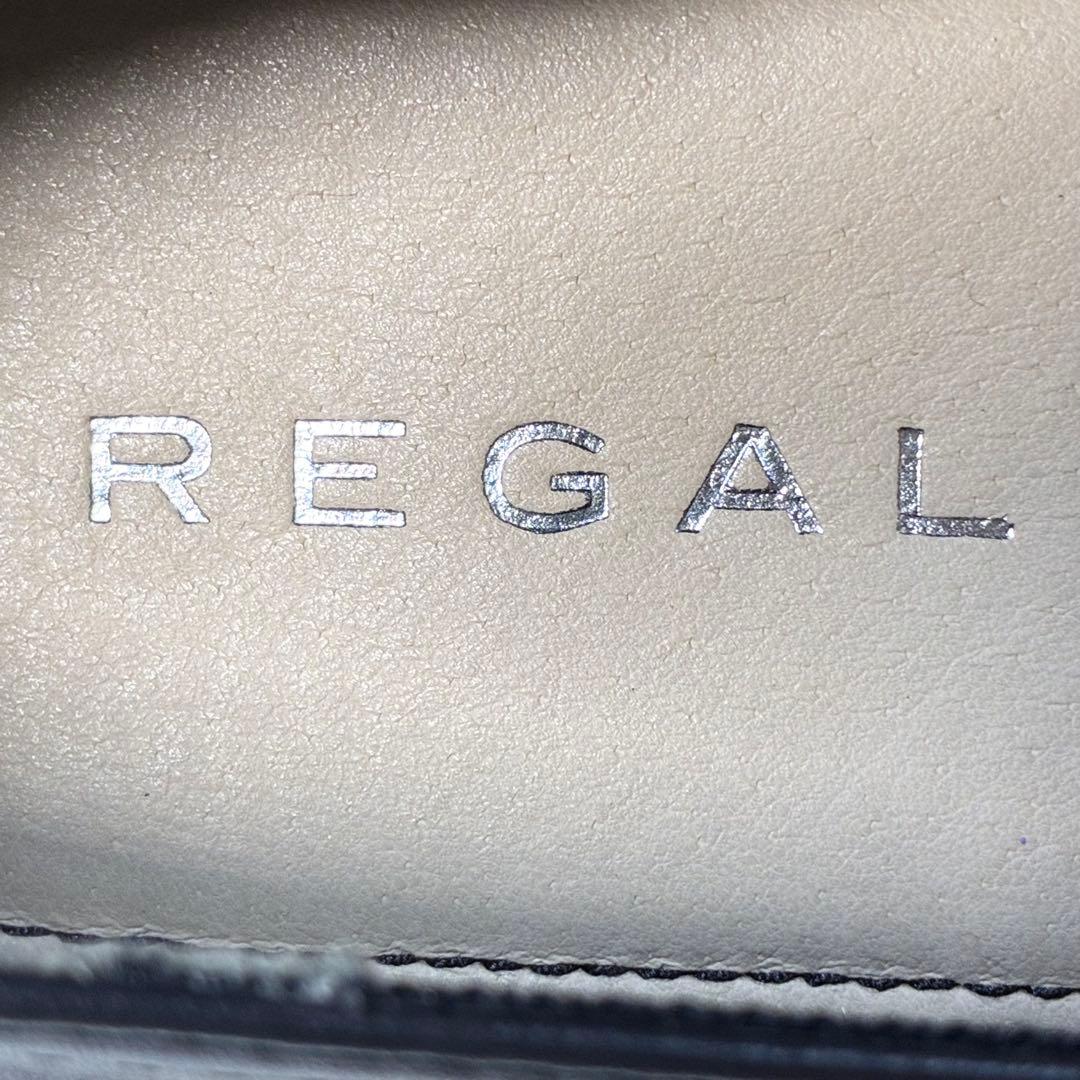 1367【極美品】リーガル F22J ローファー スリッポン レザー 黒 24